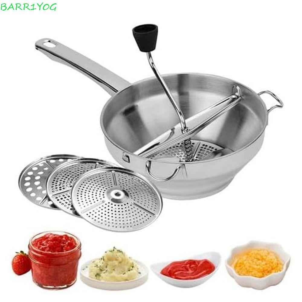 BARR1Y0G Puree Grind, 3 đĩa mài Tay quay thực phẩm quay, Dễ dàng lắp ráp tốt nhất Tay cầm chống trượ