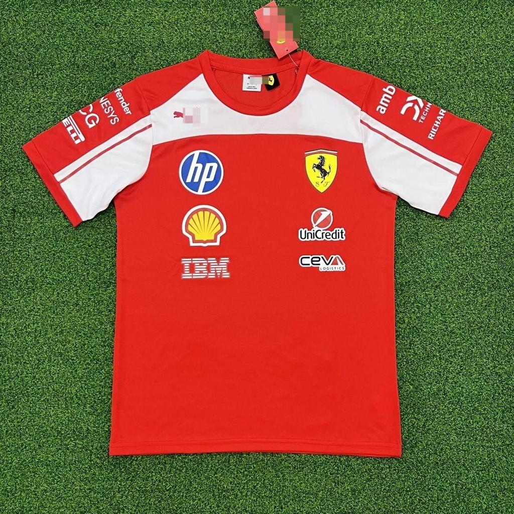 2026 New F1 Red Short Sleeve, Hamilton, Leclerc, F1 Racing Style Quick-Dry T-Shirt
