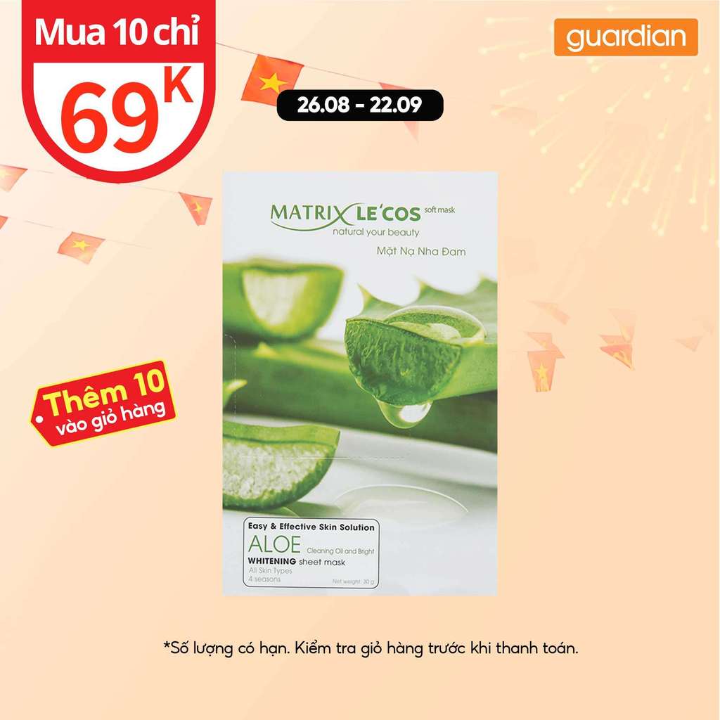 Mặt Nạ Matrix Chiết Xuất Nha Đam 30Gr