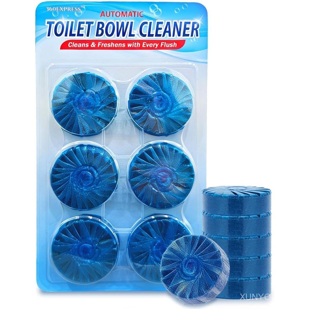 Automatic Toilet Bowl Cleaner Tablets - Long-Lasting Bathroom Tank Cleaner for Effortless Cleaning, 
