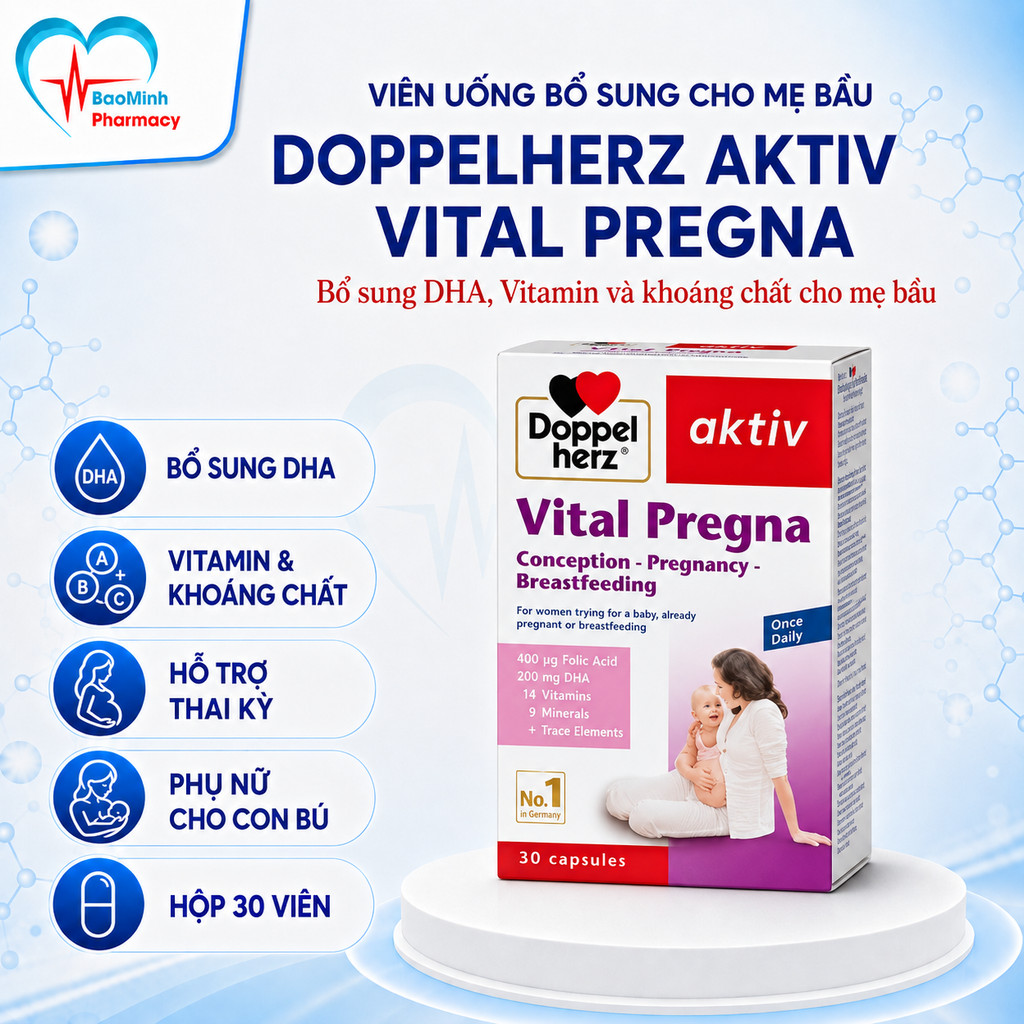 [BS] Thực phẩm bảo vệ sức khỏe Doppelherz Vital Pregna