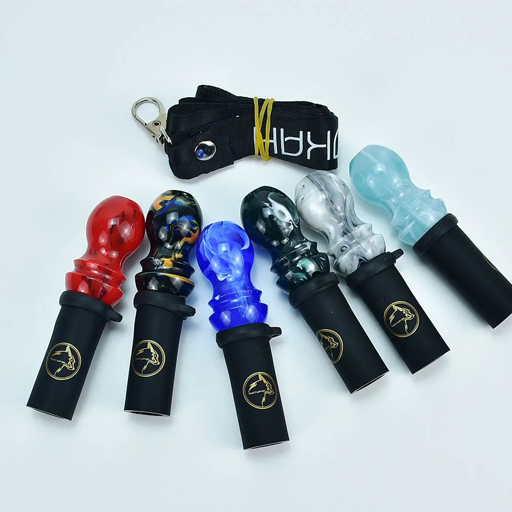 Nhiều Người Chơi Đảng Nhựa Hookah Miệng Nhiều Màu Đầu Tròn Shisha Đầu Di Động Dây Hookah Phụ Kiện Đặ