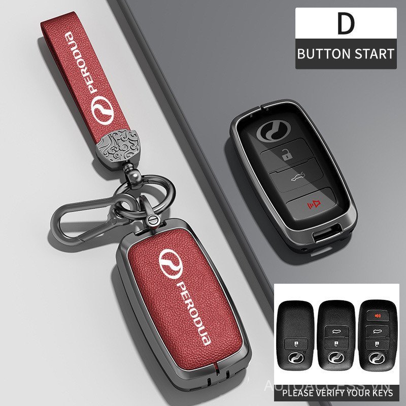 Ốp Chìa Khóa Ô Tô Cho Axia MỚI Myvi Perodua Ativa Alza Key Fob Cover Ativa Alza 2022-2026 Myvi Axia 