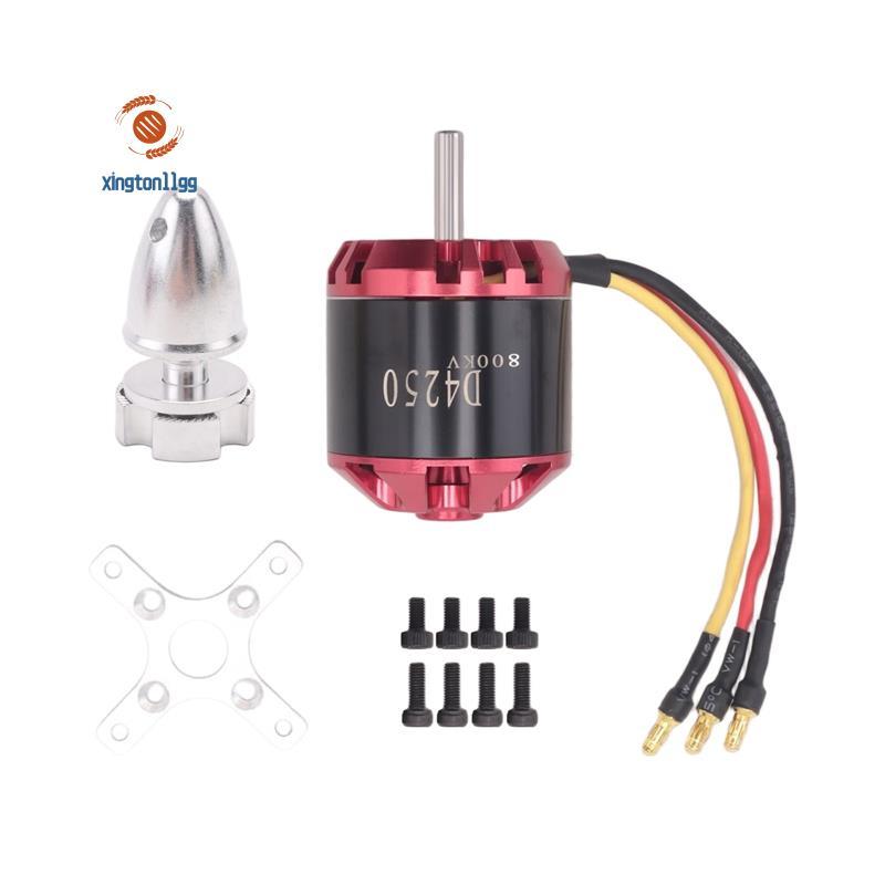 D4250 800KV 3-7S Động Cơ Không Chổi Than Cho RC FPV Cánh Cố Định Máy Bay Không Người Lái Máy Bay Qua