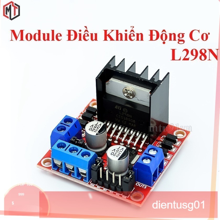 050 Module Điều Khiển Động Cơ L298N | PWM | Mạch Cầu H L298