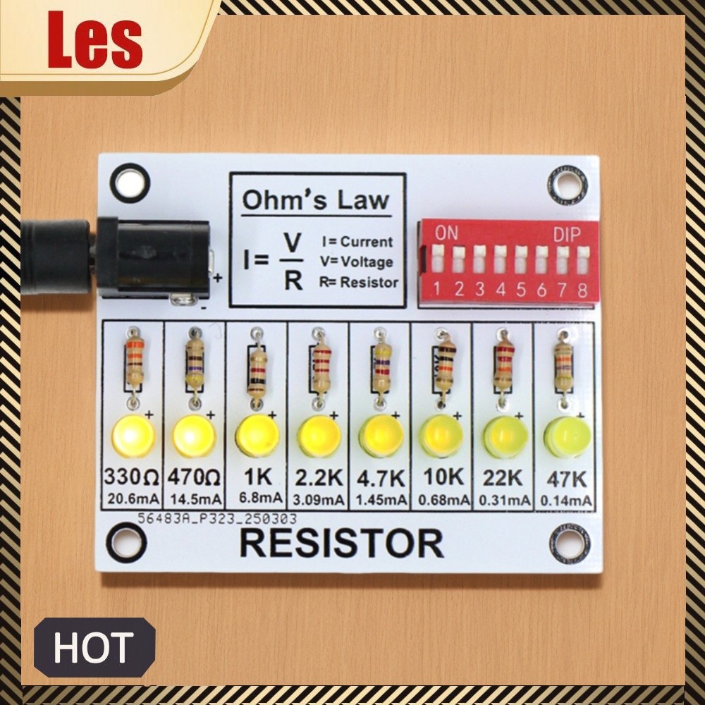 Ohms Law DIY Bộ thực hành hàn Bộ phòng thí nghiệm giảng dạy điện tử