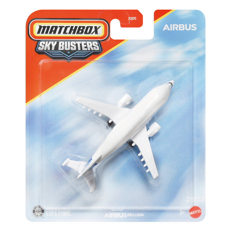 Hộp diêm JDJ05 Air Combat Hero Toy Máy bay AIRBUS AIRBUS Big Beluga Matchbox
