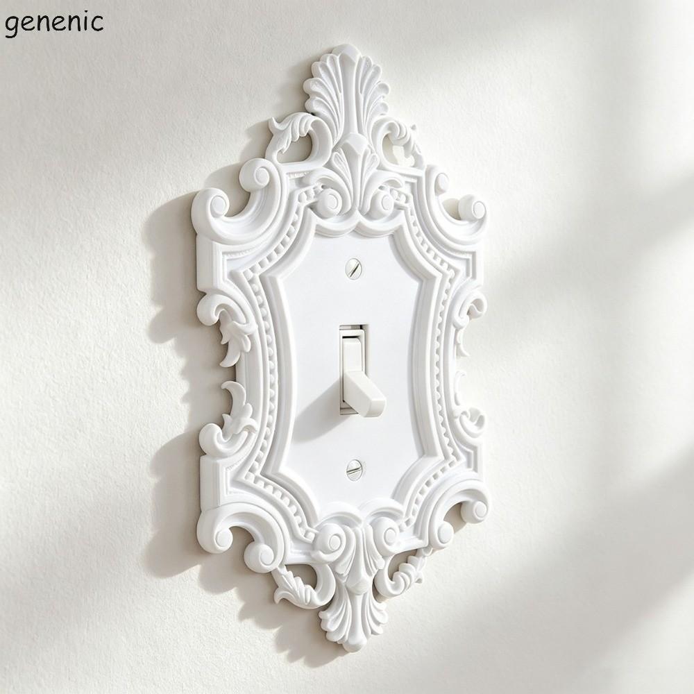 GENENIC Vintage Light Switch Cover, Duplex Outlet Khắc Switch Plate Cover, Sáng Tạo Nhựa Bật Lửa Got