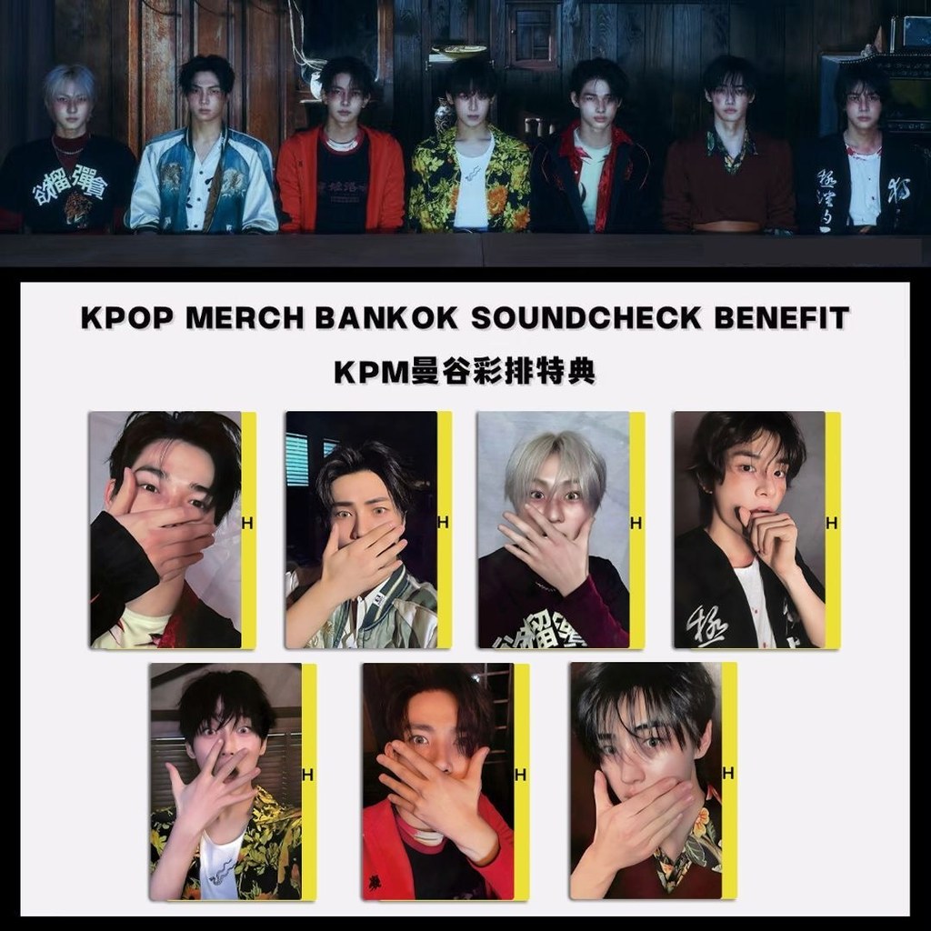Enhypen Group Thái Lan Bangkok Color Rehearsal Photocard Bonus Card#enhypen团 T Thái Lan Bangkok Colo