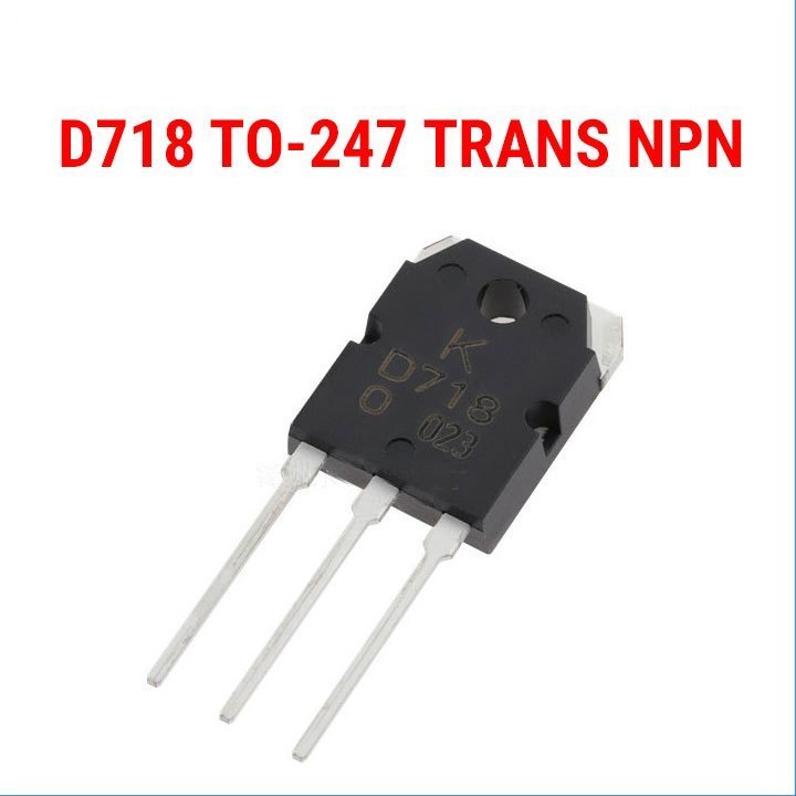 [Điện Tử HP35] Transistor D718, linh kiện điện tử IC D718 TO-247 TRANS NPN 8A 120V
