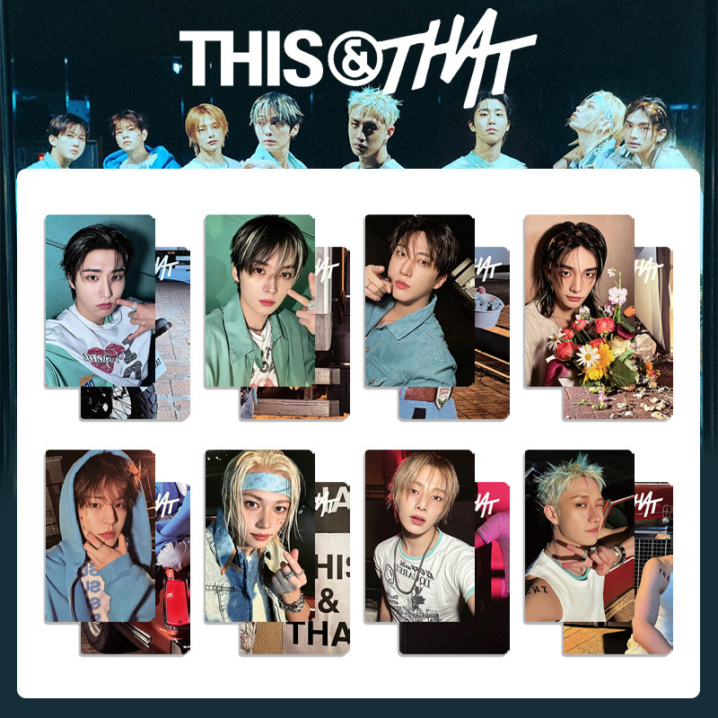 Album mới Stray Kids < NÀY & THAT > Thẻ thưởng Photocard Thẻ POB Thẻ hai mặt Hàng hóa 9.24