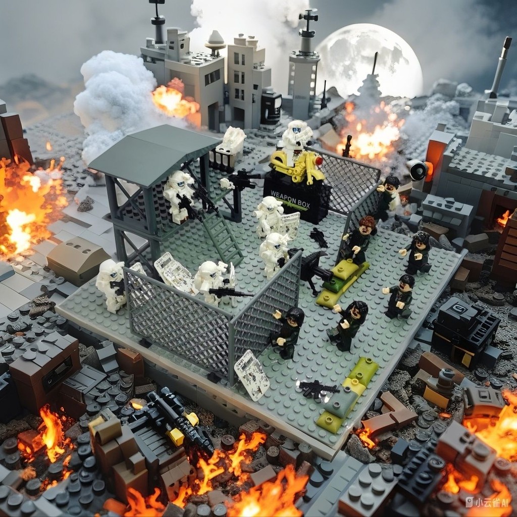 Resident Evil Zombies Cuộc xâm lược Lâu đài Quân sự Căn cứ SWAT Chiến đấu Tương thích Lego Khối xây 
