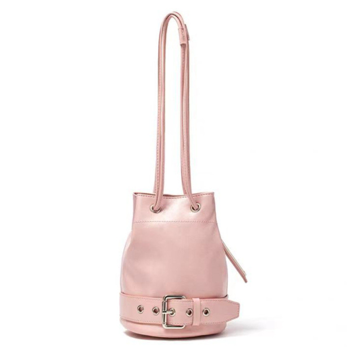 Hàn Quốc Matin Kim Sweet Cool Belt Buckle Xiaoxiangfeng Bucket Bag