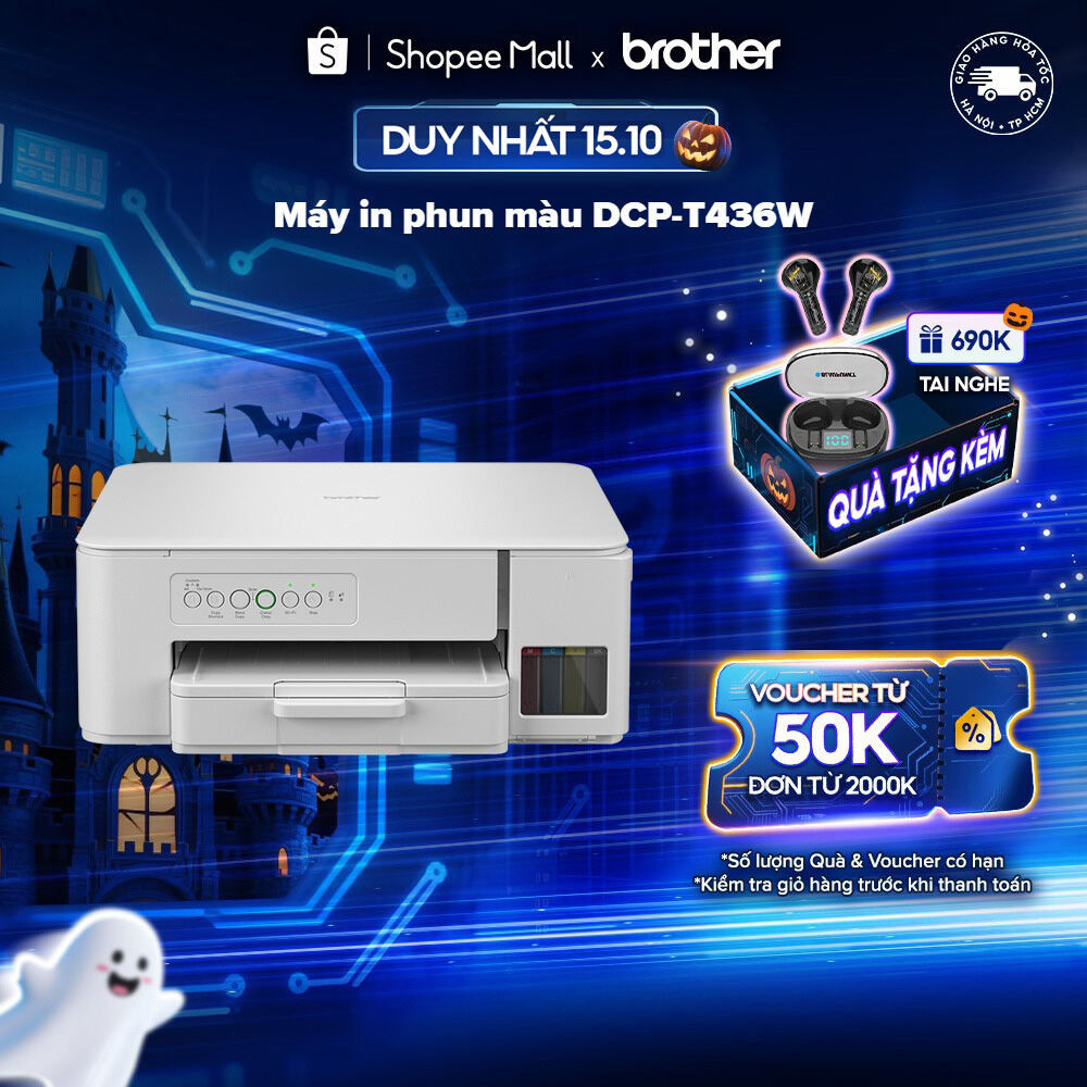 Máy in phun màu đa năng Brother DCP-T426W/ DCP-T436W