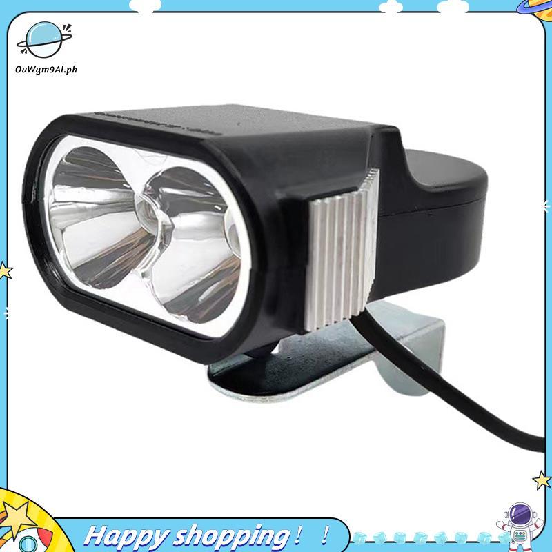 【 ouwym9al 】 Đèn pha còi LED xe đạp điện 36V 48V 60V Đèn pha xe đạp 36V 48V 60V Đèn pha Đèn pin chốn
