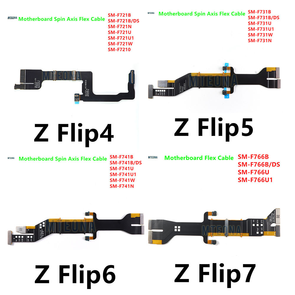 Bo Mạch Chủ Cáp Mềm Cho Samsung Galaxy Z Flip 4 5 6 7 SM-F721 F731 F741 F766 MainBoard Kết Nối Linh 