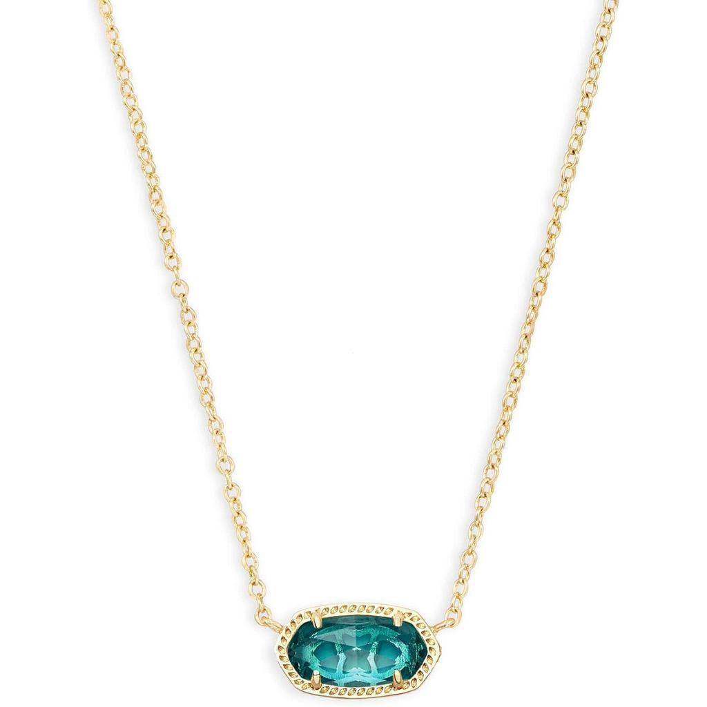 Vòng cổ mặt dây chuyền Kendra Scott Elisa dành cho nữ, Trang sức thời trang, Mạ vàng 14k