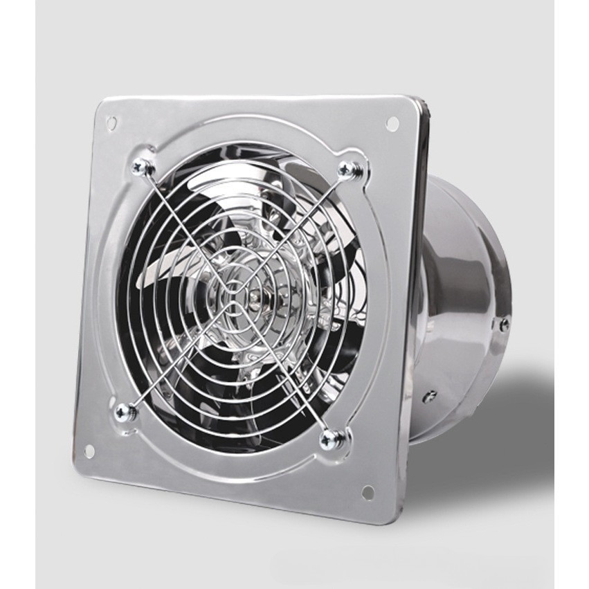 Phiên Bản Inox,Quạt Thông Gió, Quạt hút mùi ... nhà vệ sinh/ Phòng Bếp FD150 / FD200 Công suất 40-80