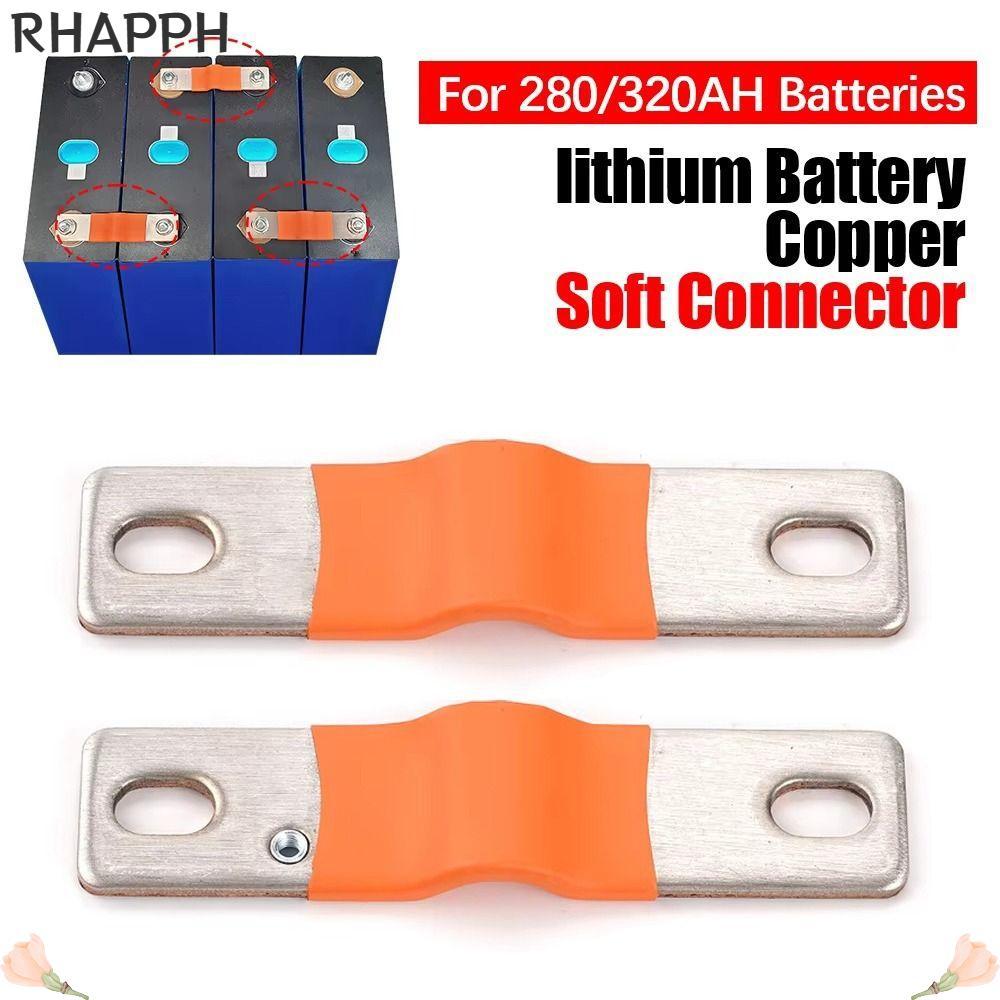 Thanh nối linh hoạt RHAPPH, Đầu nối pin 230Ah 280Ah M6, Thanh đồng 2mm
