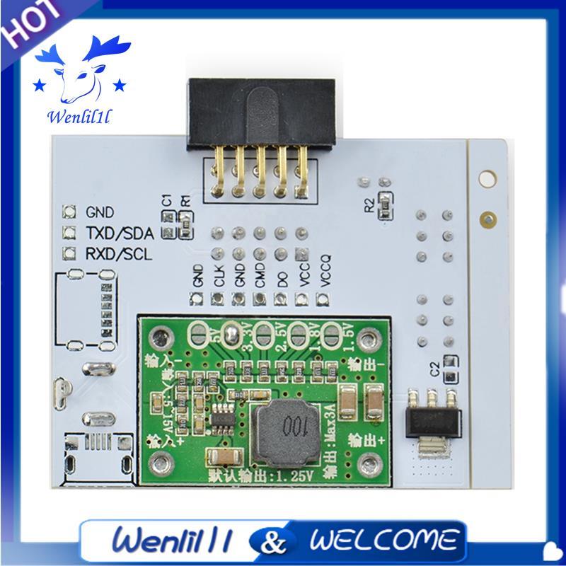 RT809H Lập Trình Viên Adapter EMMC ISP Ban Cho Kẹp Kiểm Tra Viết Nhanh Tốc Độ Đọc Chip Máy Tính
