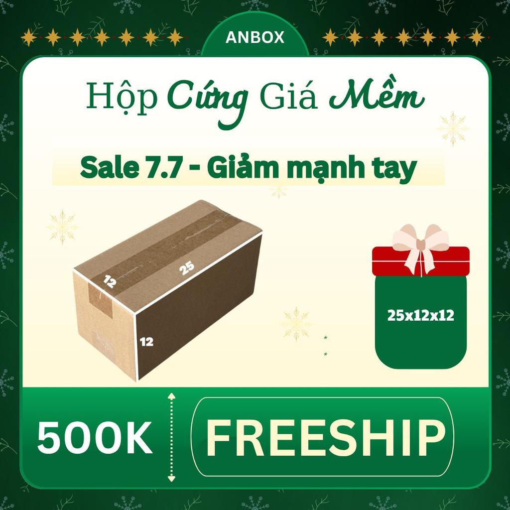 hộp carton xả kho 25x12x12 bộ 100