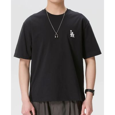 MLB - Áo thun unisex cổ tròn tay ngắn in họa tiết_3ATSN7663-07BKS