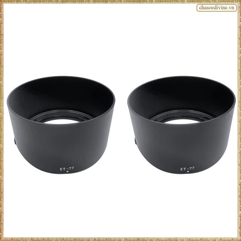 [K O G X] Tấm che nắng tròn 2X ET77 Thay thế ET-77 cho 85Mm F / 2 Macro là STM, 85 mm F2 MACRO là ST