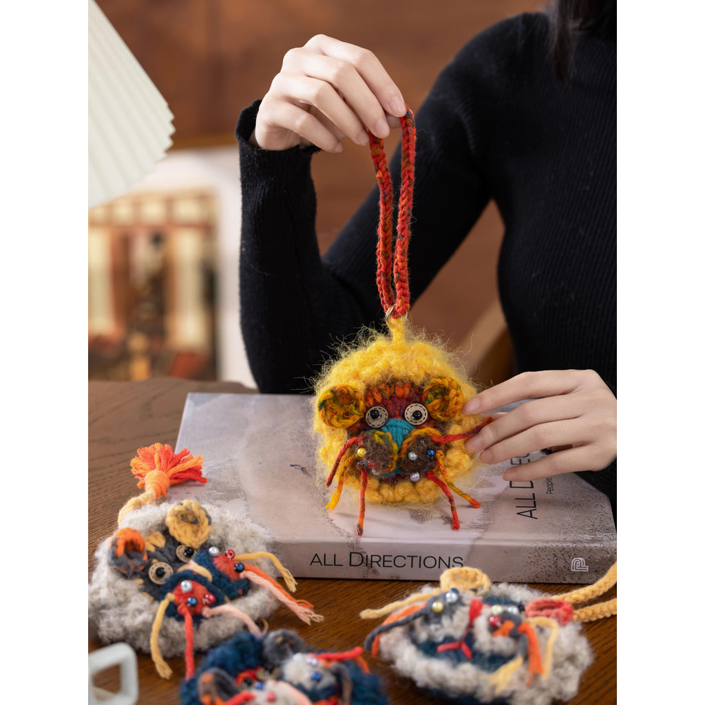 Sister Su Su 's House Sishi Ruyi Mặt Dây Chuyền Bộ Handmade DIY Túi Móc Sợi Bóng Chất Liệu Gói