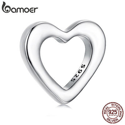 Bamoer Bạc 925 Mặt Dây Chuyền Tình Yêu Mặt Dây Chuyền Phụ Kiện Quà Tặng Nữ