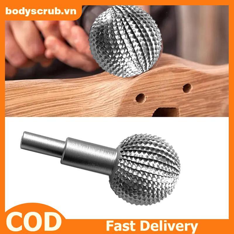 BB Woodworking Sphere Rotary Burr Ball 6mm Shank Grinding Head for Sculpting Relief Woodcraft Modeli