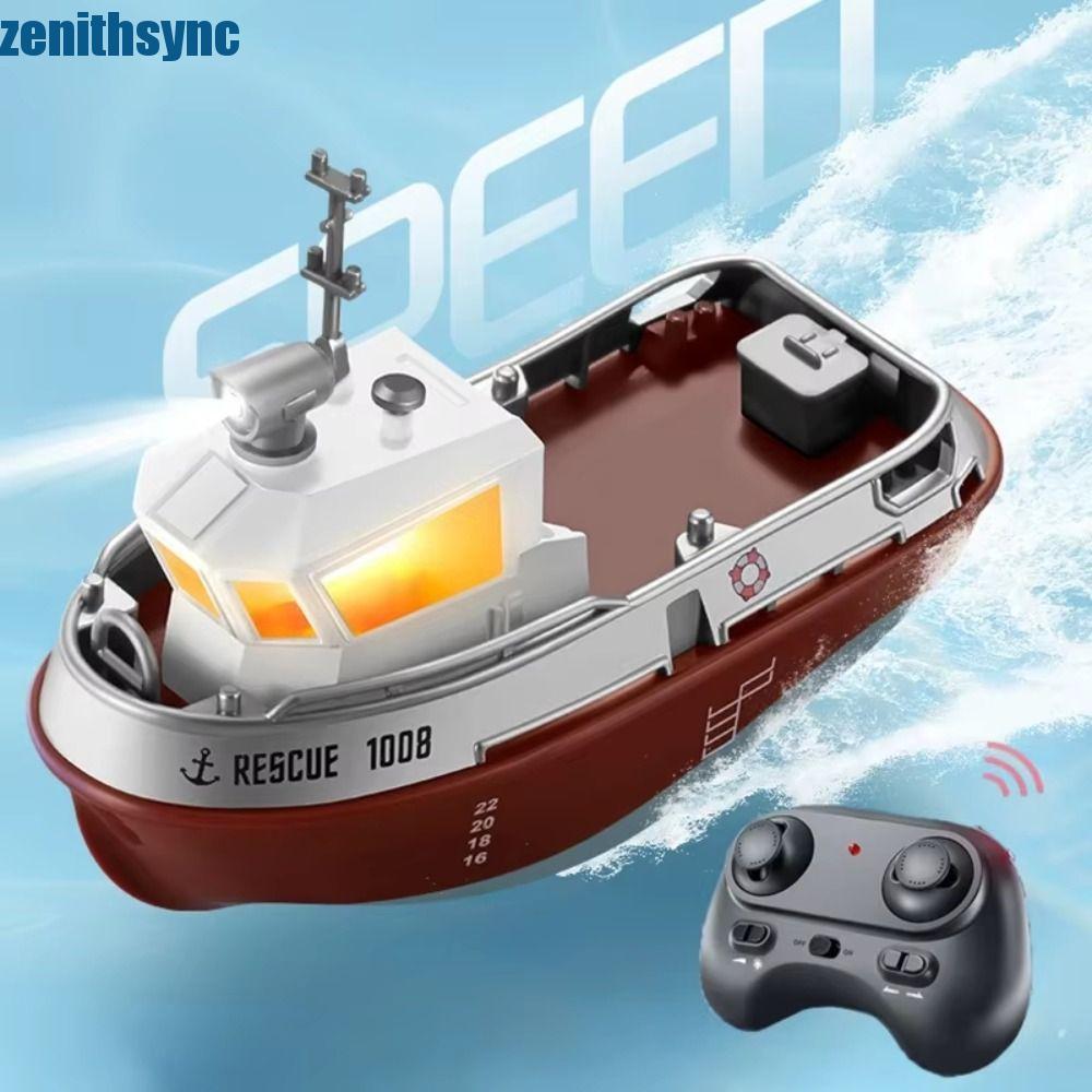 ZENITHSYNC RC Tugboat, Tàu điều khiển từ xa động cơ kép tỷ lệ 1: 32, Đồ chơi mô hình mạnh mẽ Watercr