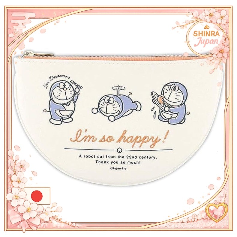 《Direct From Japan》  Doraemon Early Doraemon Pocket Pouch (Design B) Accessory Case Mini Pouch DR-G0