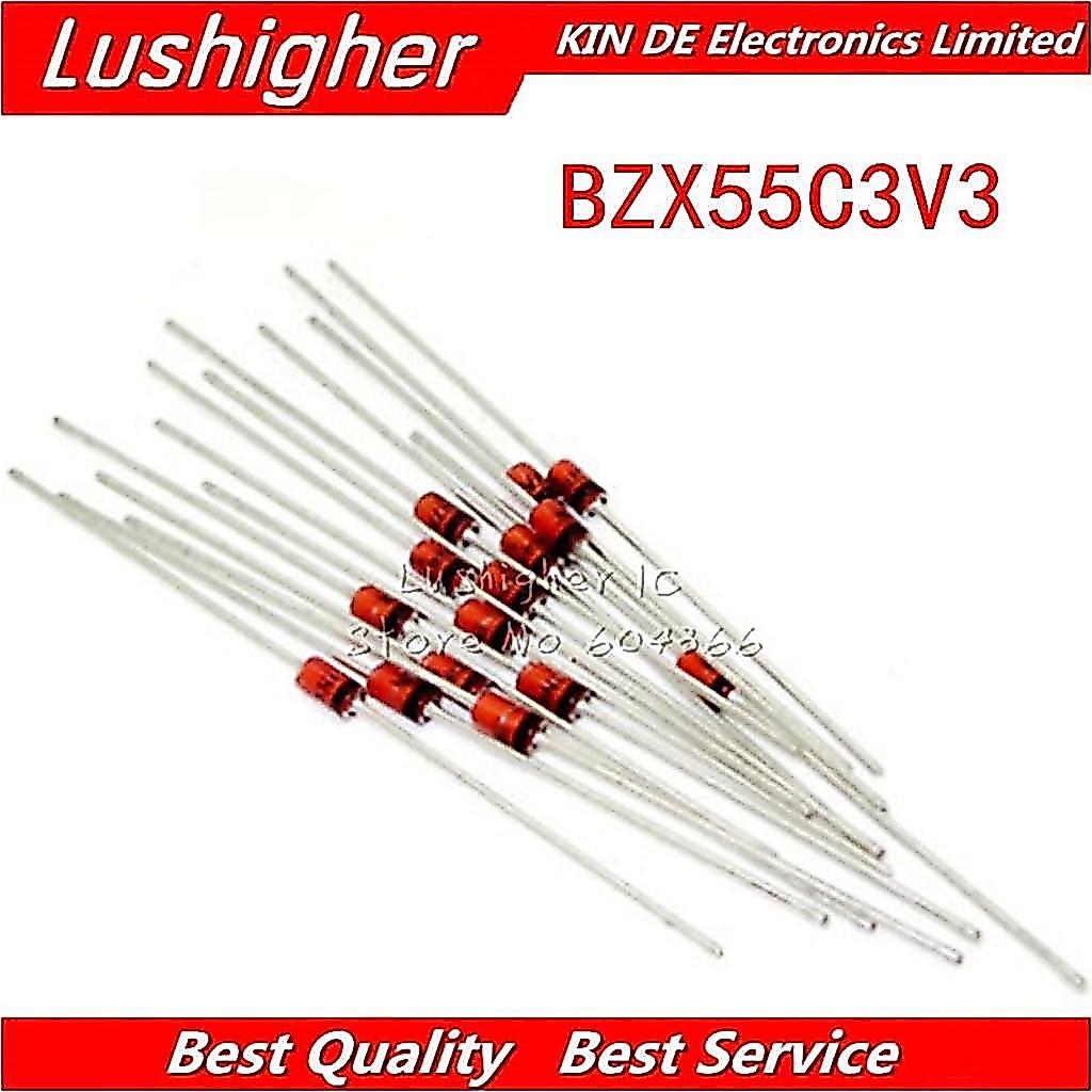 Diode điều chỉnh điện áp 100 BZX55C3V3 1 / 2W 3V3