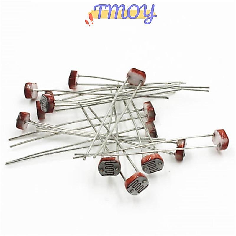 TMOY 30 CÁI Photoresistor LDR CDS Cảm biến điện trở nhạt 5mm GL5516 TMOY