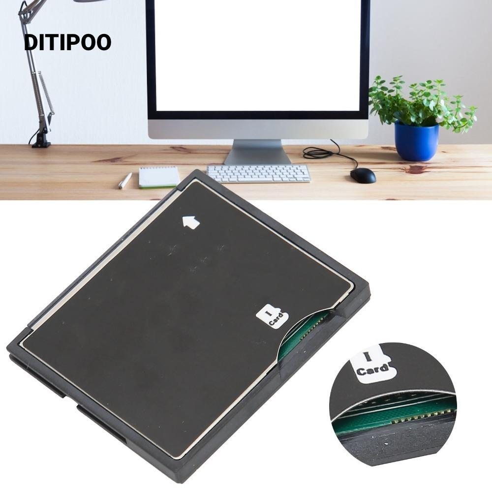 DITIPOO Thẻ nhớ đơn sang CF, Giao diện CF Type I Hộp số tốc độ cao Thẻ lưu trữ vi mô sang bộ chuyển 