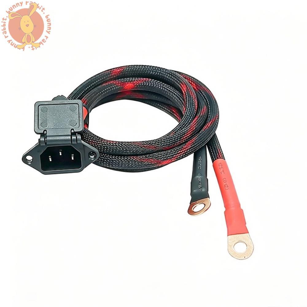 Cáp xe đạp điện Đồng Lug Vỏ lò xo Dây nguồn 8AWG 10AWG 50A