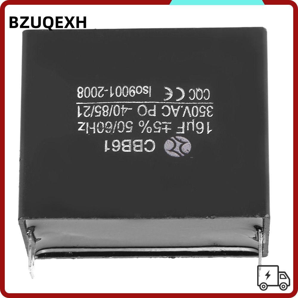 Tụ điện BZUQEXH CBB61, Tụ điện máy phát điện AC 16uF 350V, Linh kiện điện -40 / 85 / 21 50 / 60Hz CB