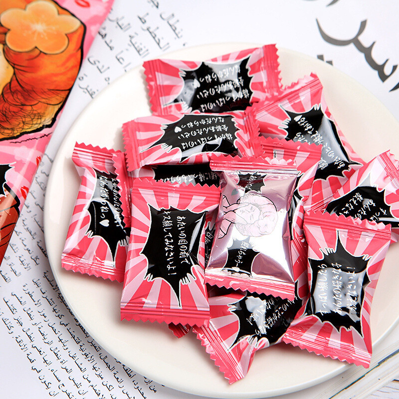 Ribon Gummy Ribon Sour Lemon Plum Fruit Flavor Candy Doming Temple Plum Sour Candy Refreshing Candy