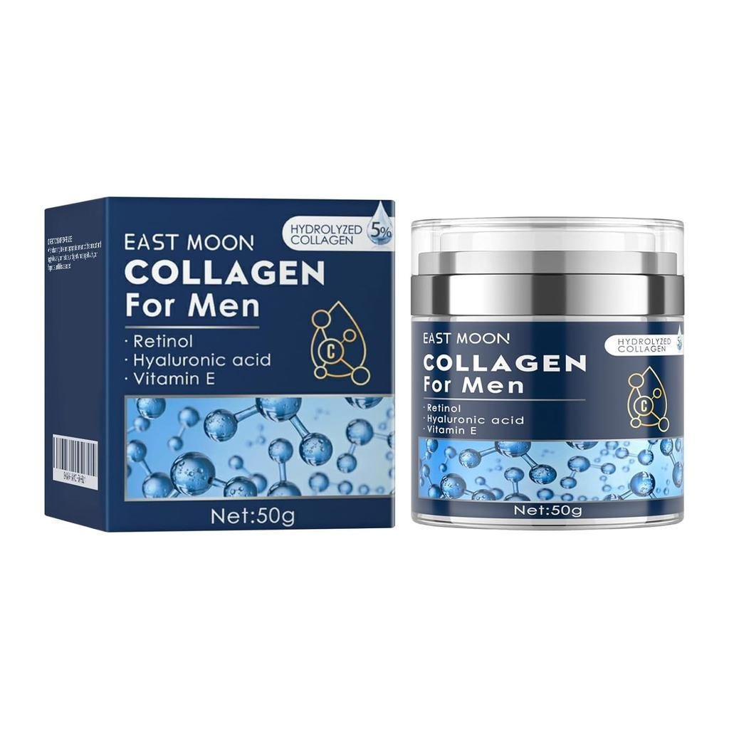 Kem Collagen Nam AMALIA, Kem Dưỡng Ẩm Da Mặt Chống Lão Hóa, Chứa Retinol, Axit Hyaluronic Và Vitamin