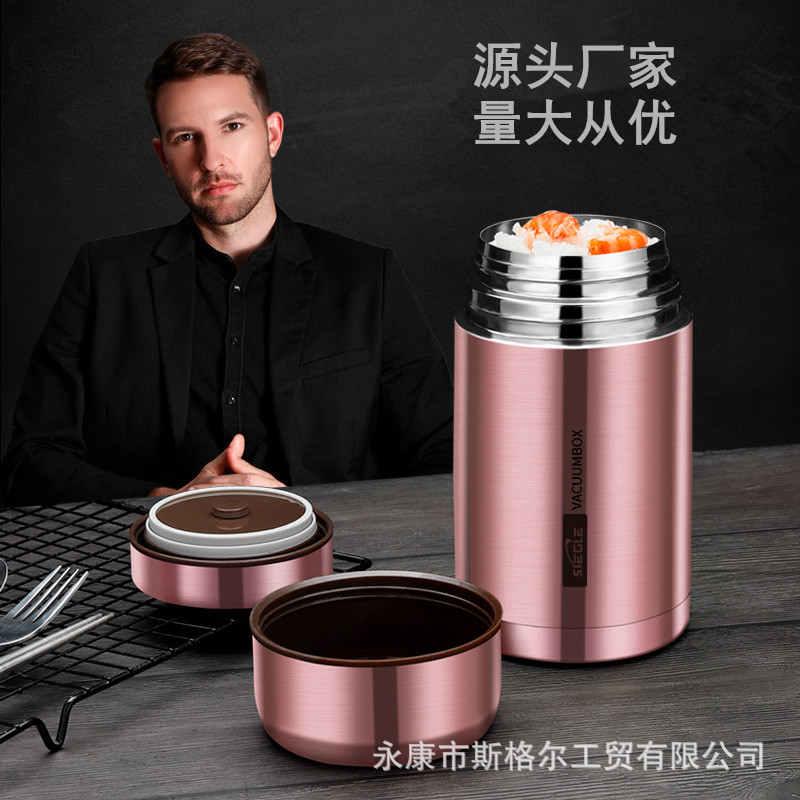 Popular~Stainless Steel316Thermal cooking cup, thermal cooking pot, thermal cooking can, large-capac
