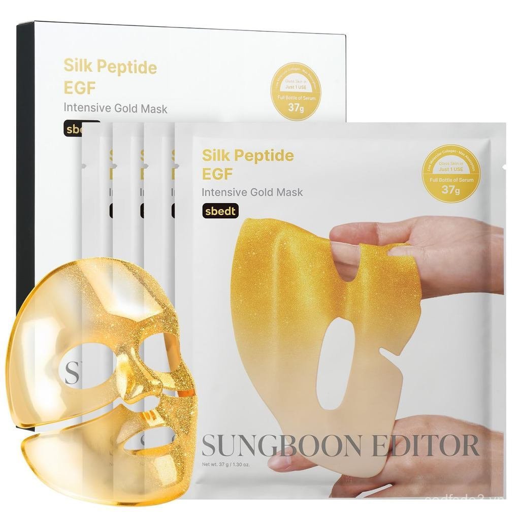 SUNGBOONEDITORSilkPeptideEGFIntensiveGoldOvernightMask,HydratingMaskforGlass,31MultiPeptide(CopperPe