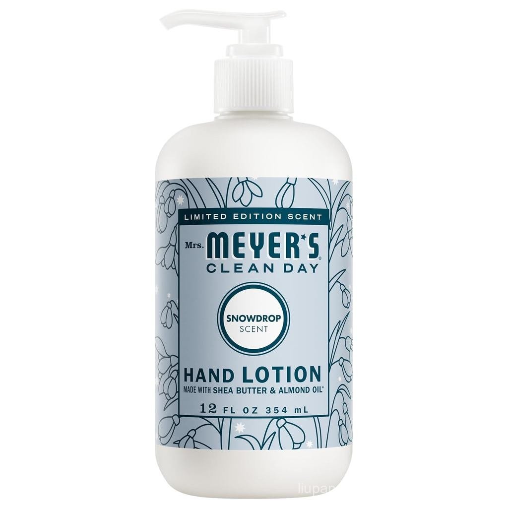 Bà Sữa rửa tay MEYER 'S CLEAN DAY, Mùi hương hình giọt tuyết, Chai 12 Ounce