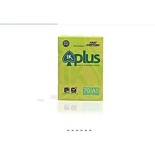 Giấy in A5 IKPlus ĐL70 ( Lưu ý : kích thước 14.8x21cm ,nhỏ bằng nửa giấy A4 )
