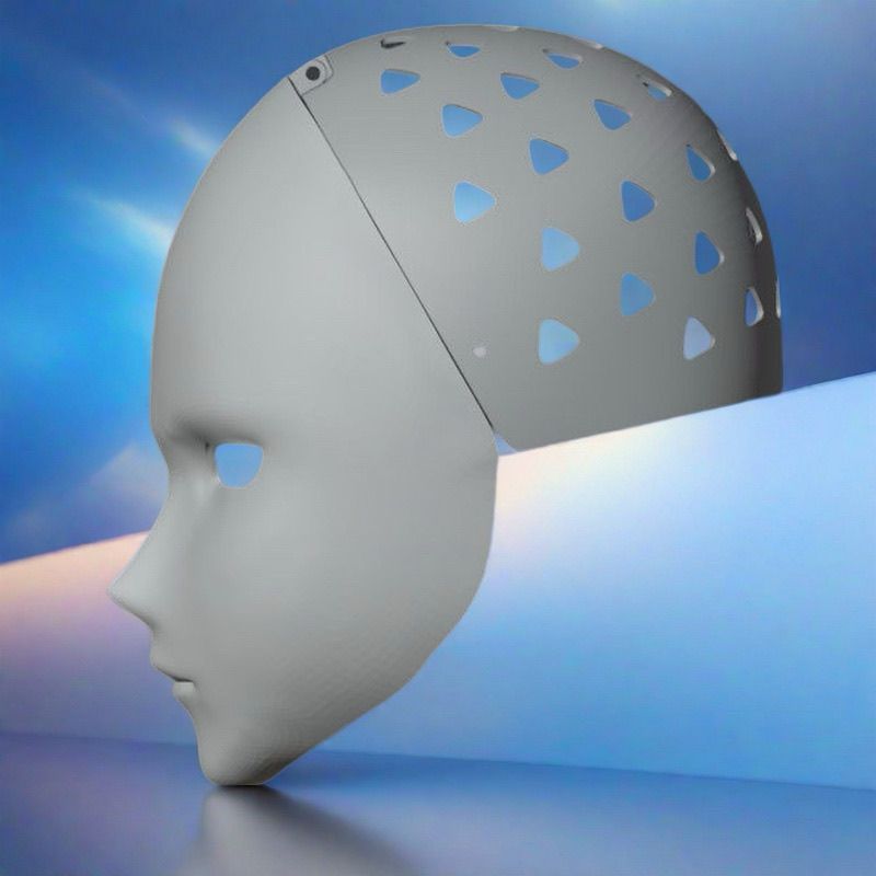 Zhongli cosplay Head Shell kigurumi Tùy chỉnh 4 / 3 Back Shell Full Head Cover kigurumi Head Shell