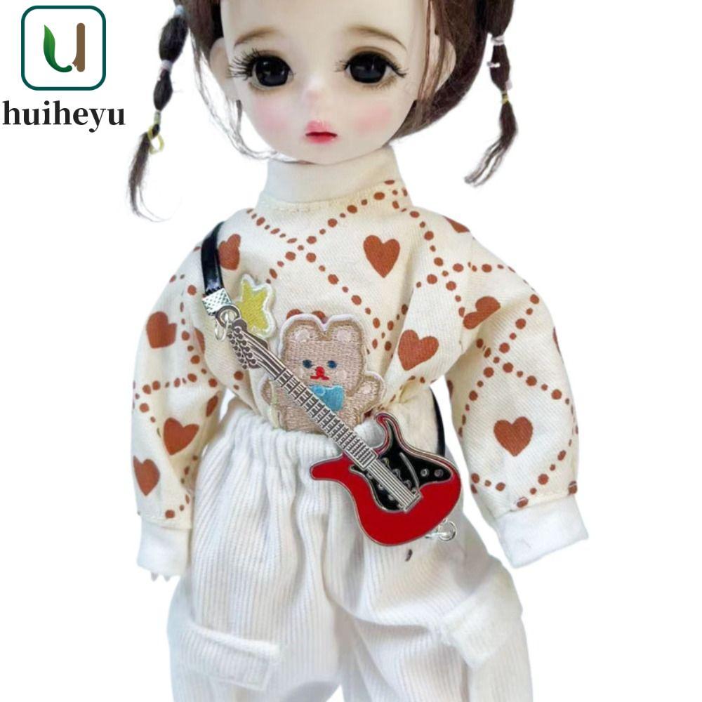 Đàn Guitar Mini Búp Bê ZENITTHGEM, Mini 1 / 6 Búp Bê Sang Trọng Mô Hình Đàn Guitar Mini, Đồ Chơi Tra