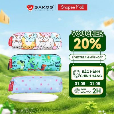 Bóp Viết Thời Trang SAKOS Nhỏ Gọn Tiện Lợi Bảo Vệ Đồ Dùng Học Tập