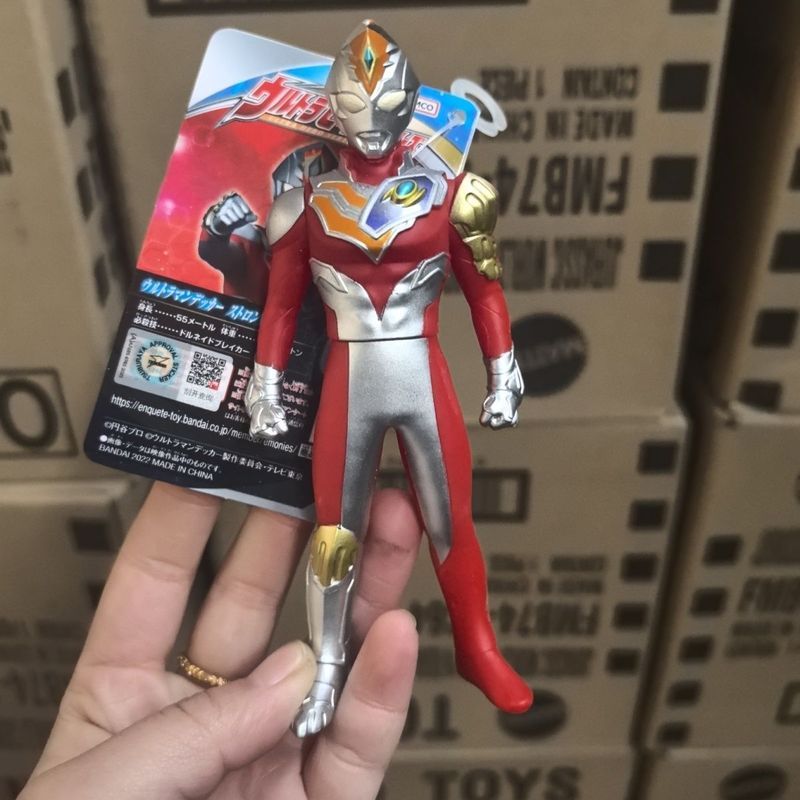 Bandai Deca Decay Ultraman Mạnh Loại 500 Series Cao Su Mềm Monster Series Búp Bê 7.28.107.28.12