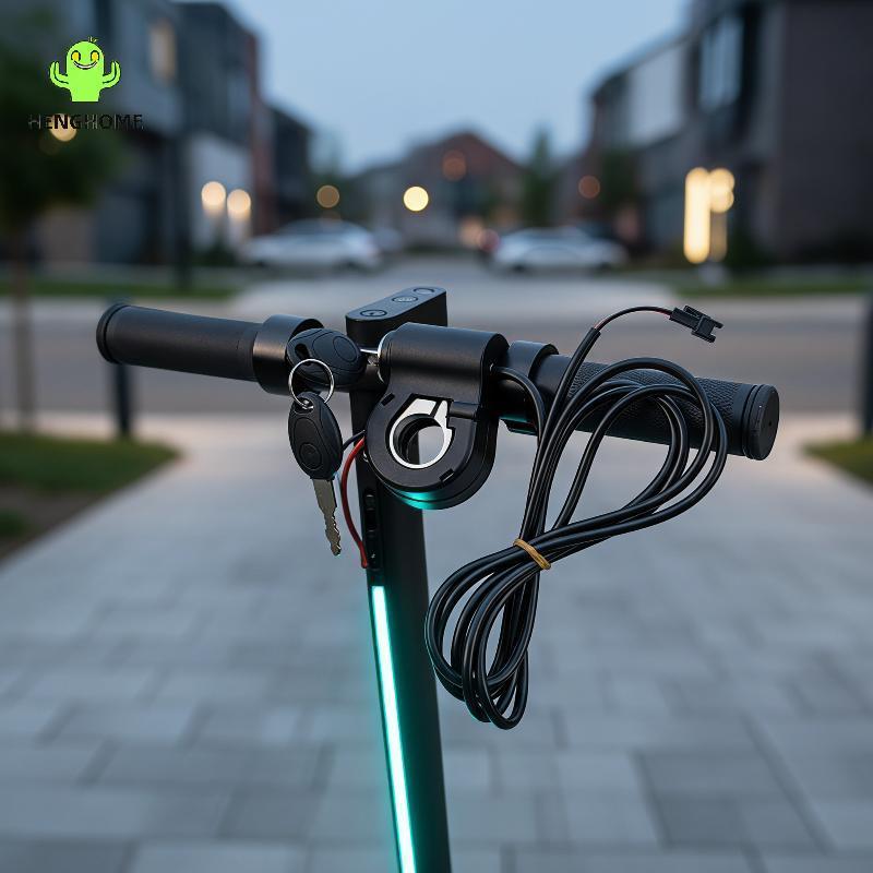 HENGHOME Ebike Lo Key Switch 12V-72V 2 Dây Với 2 Phím Phụ Kiện Thay Thế Cho Ridstar Q20 Xe Đạp Điện 