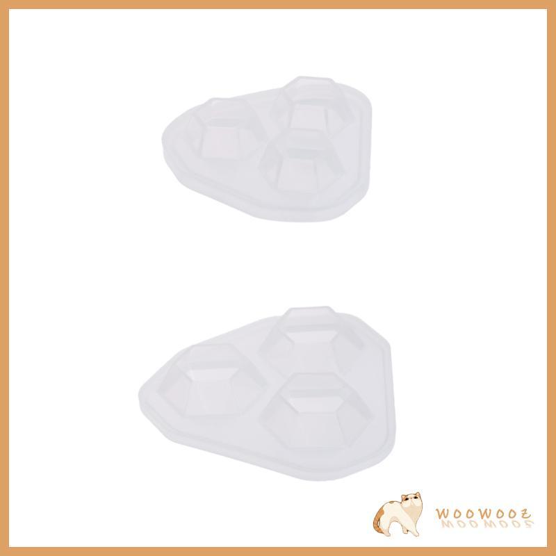 Khuôn silicon đổ Epoxy hình kim cương WOOW, khuôn nhựa resin handmade