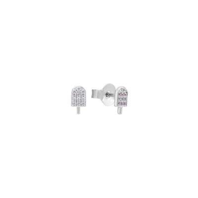 Bông tai trẻ em Bạc đính đá PNJSilver XMZTW060004